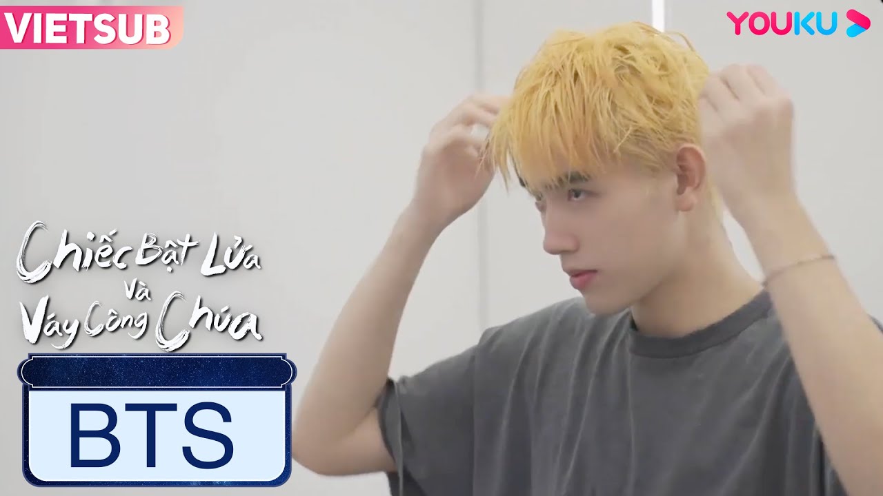Hậu Trường nhuộm tóc của hot boy mỏ hỗn 😍 | Chiếc Bật Lửa Và Váy Công Chúa