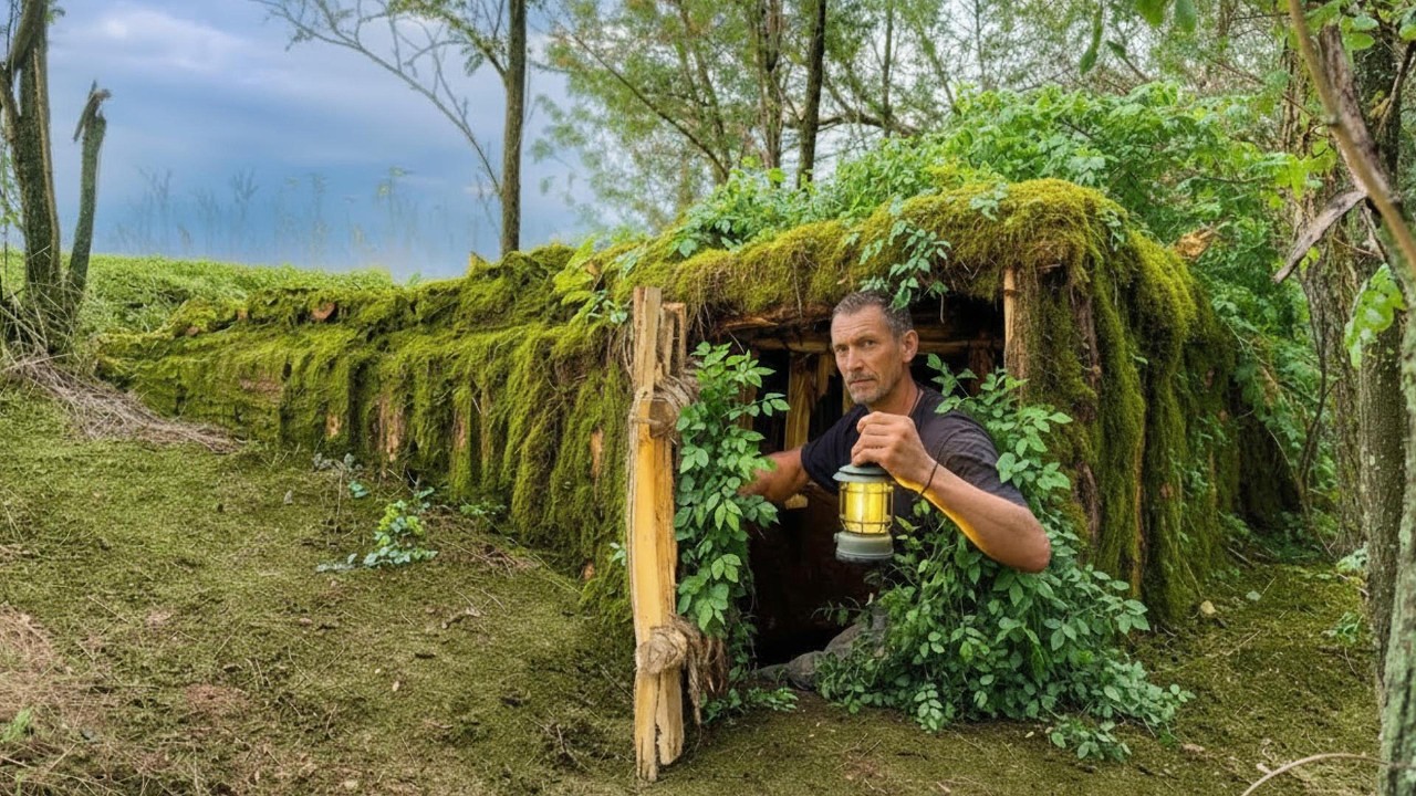 Building the Ultimate Underground Shelter With My Dog | Bushcraft Survival