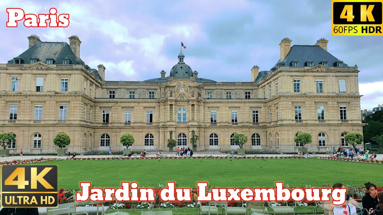 Paris  🇫🇷 | Walking Tour | Jardin du Luxembourg. July 2024 | 4K HDR Video