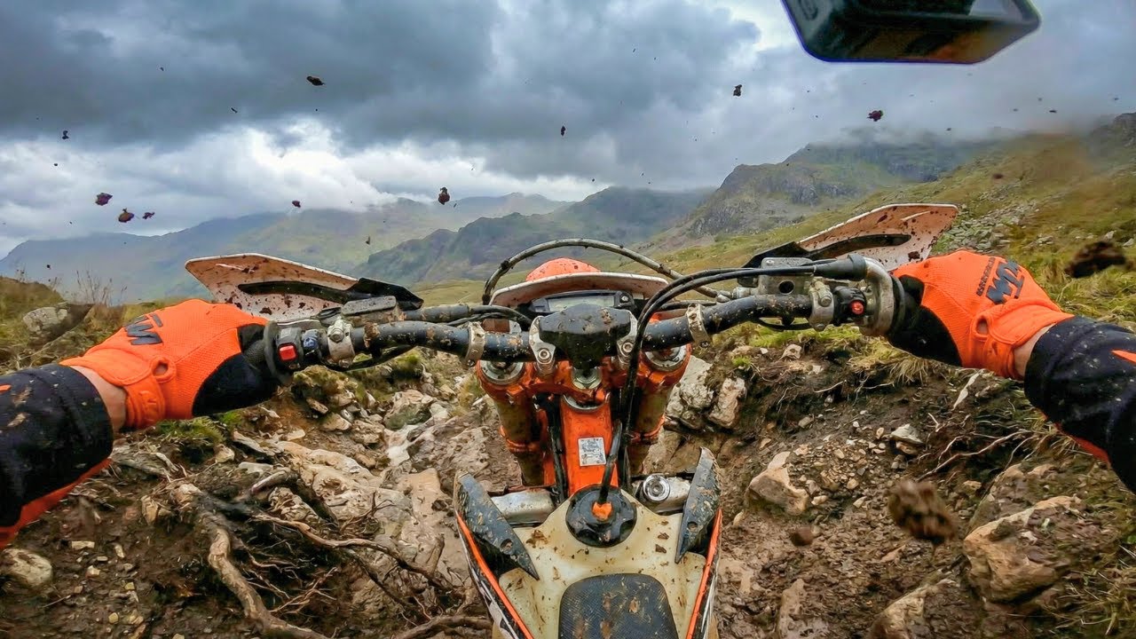 Enduro Hard Riding Mountain | POV Ride