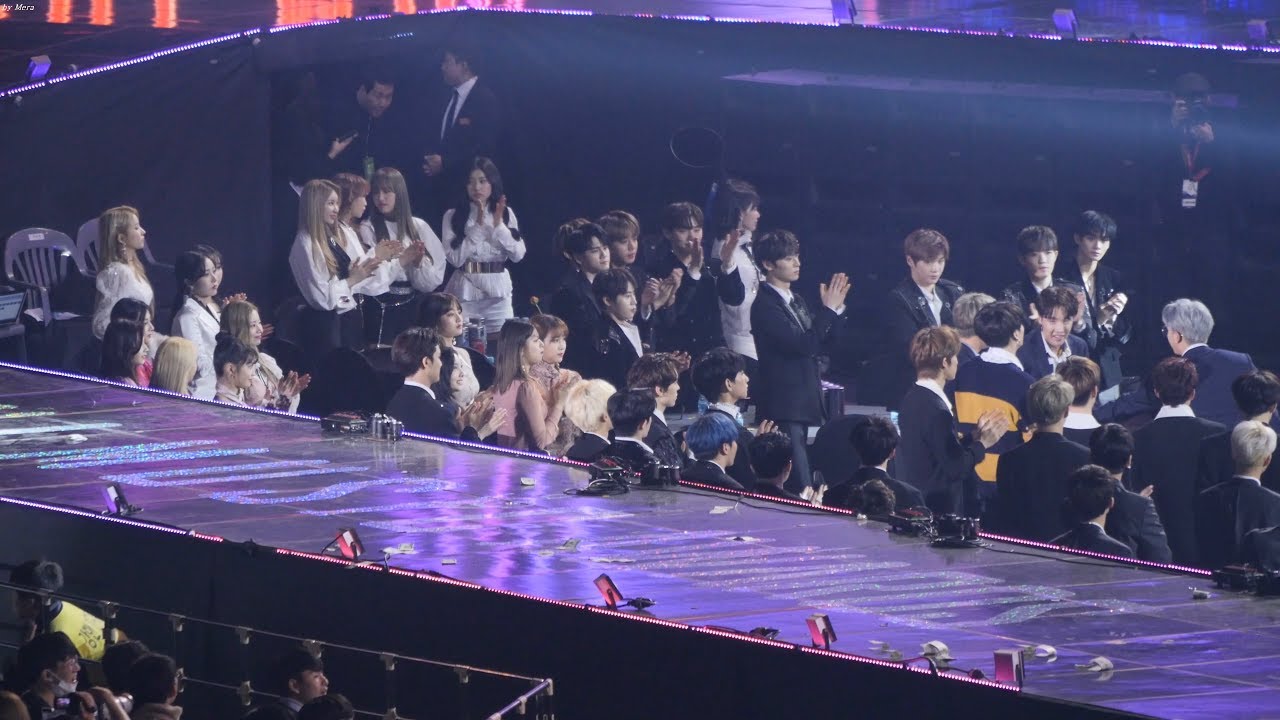트와이스(TWICE),아이즈원,세븐틴,워너원,여자친구 - 방탄소년단 (BTS) - 대상수상 Reaction Cam