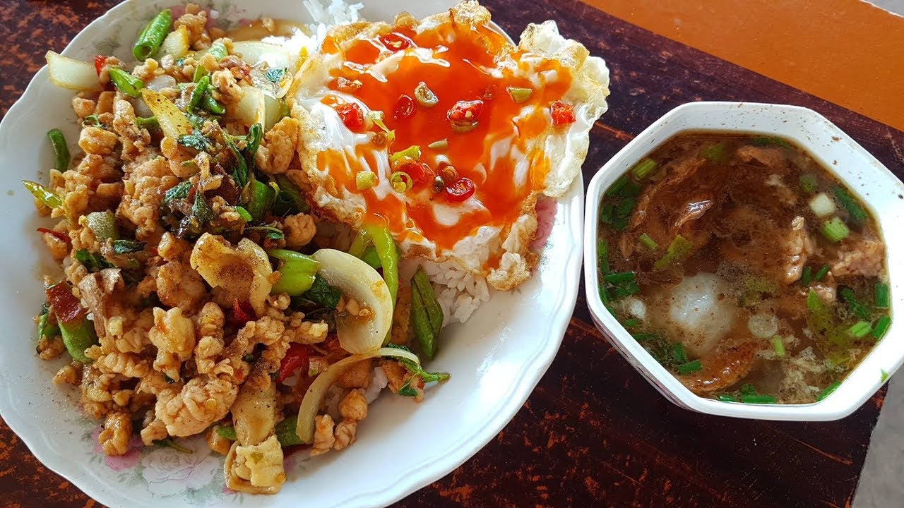 กินผัดกระเพราร้านน้าเพิ่ม