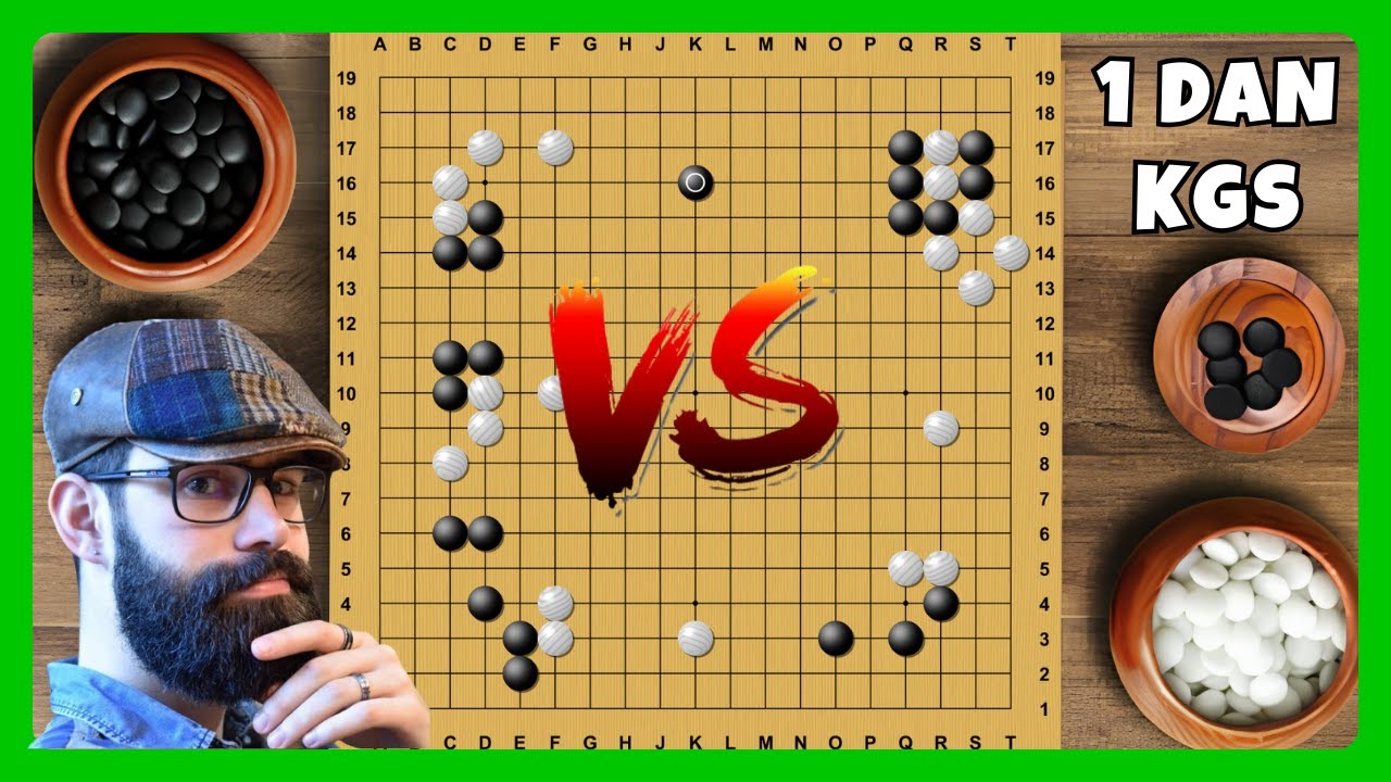 Partie de go commentée sur KGS #50 - Niveau 1 Dan | Jeu de Go