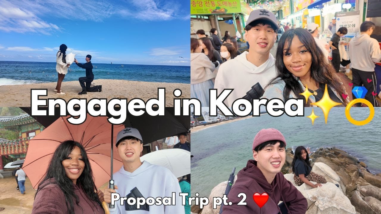 Он сделал предложение в Корее... Вот и всё, что осталось от поездки🥺💗 | Видеоблог международных пар