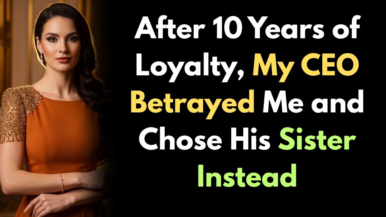After 10 Years of Loyalty, My CEO Betrayed Me and Chose His Sister Instead #cheating