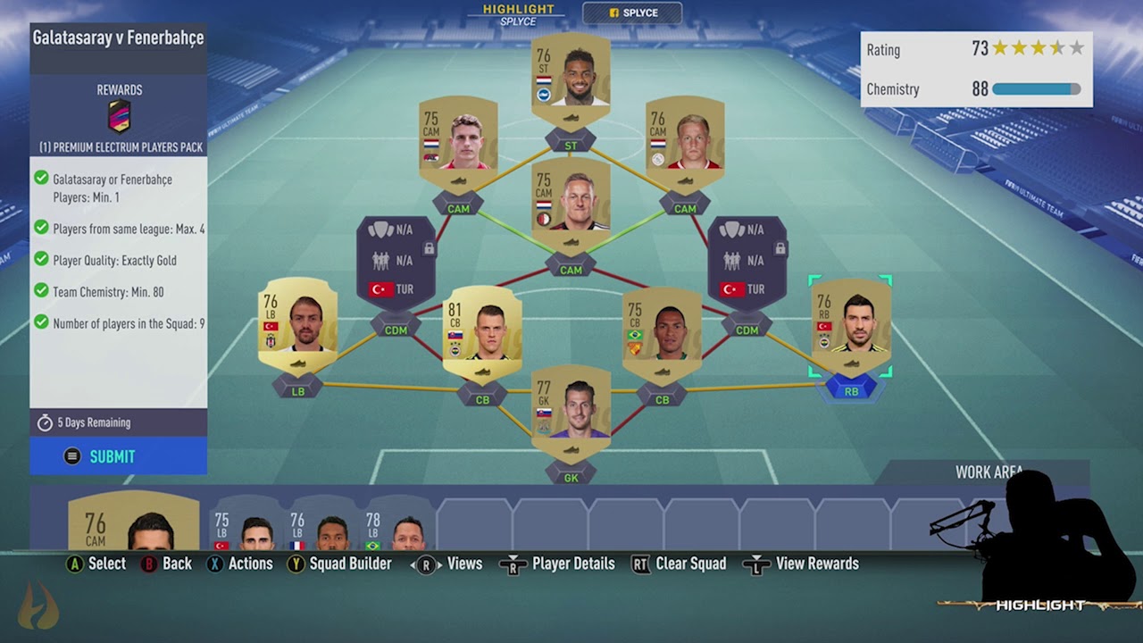 SBC MARQUEE MATCHUPS: GALATASARAY V FENERBAHCE | FIFA 19 #FireNation #FIFA19