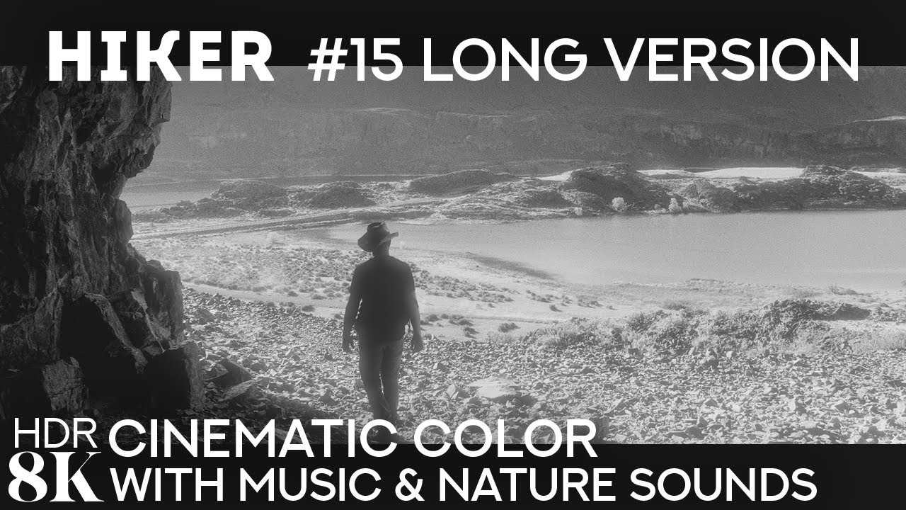 Silent Hike to Lake Lenore Caves - 8K HDR Cinematic Journey + Ambient Music - #15 /Long, Anamorphic
