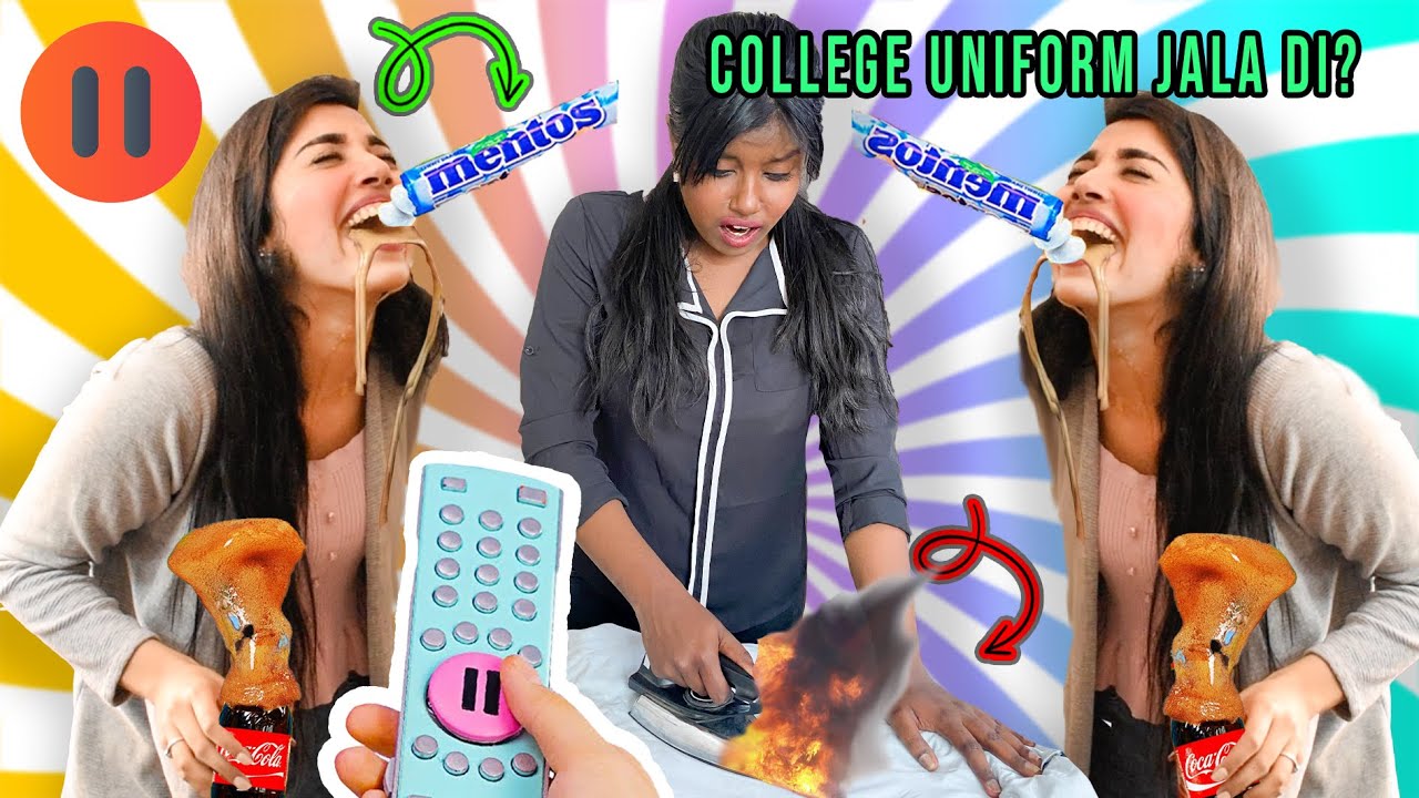 PAUSE CHALLENGE with Sister For 24 Hours| Prank War| *Gone terribly wrong*🥶🥵