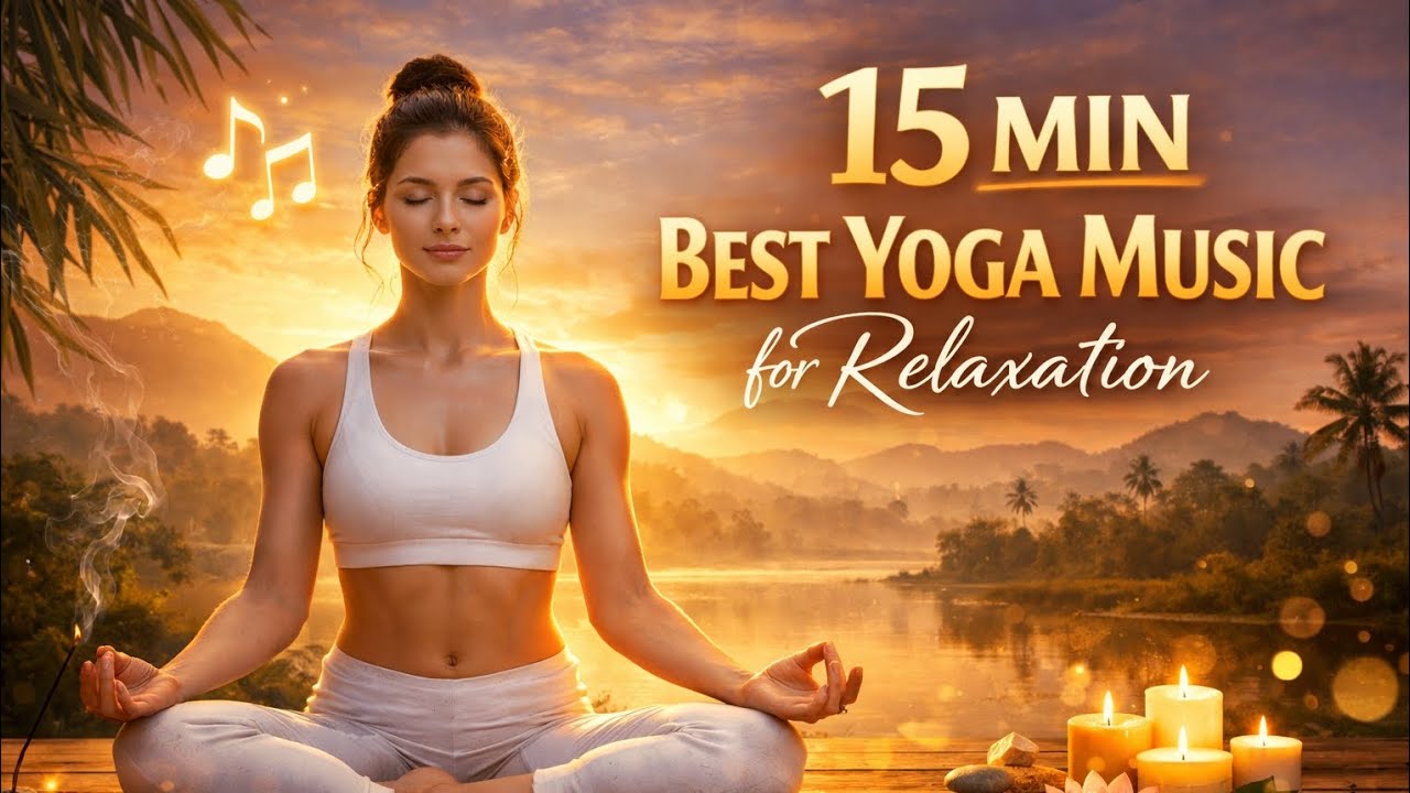 Best 15 Minute Relaxing Yoga Music | Calm Your Mind