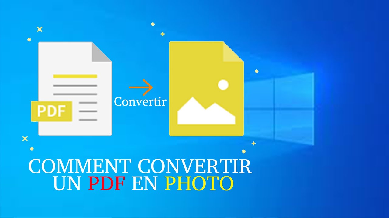 Comment convertir , ou transformer  un PDF en image jpeg , png , jpg gratuitement et sans logiciel
