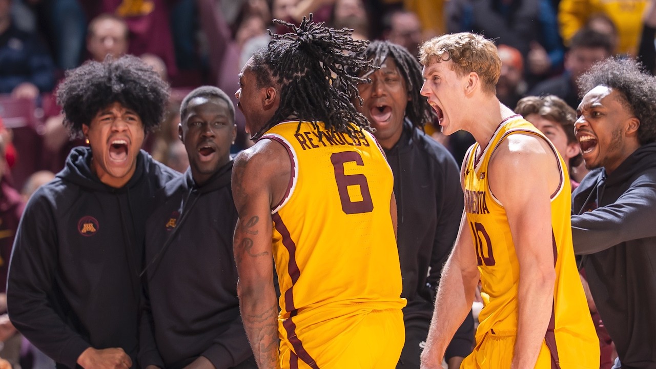 Highlights: Minnesota Men's Basketball Takes Down #10 Michigan State