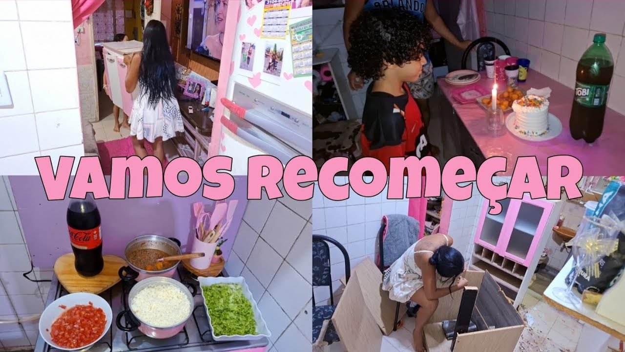 Nosso Recomeço ♡ Joguei Tudo No lixo ' Comprei Um Bolo Pro Isaac 