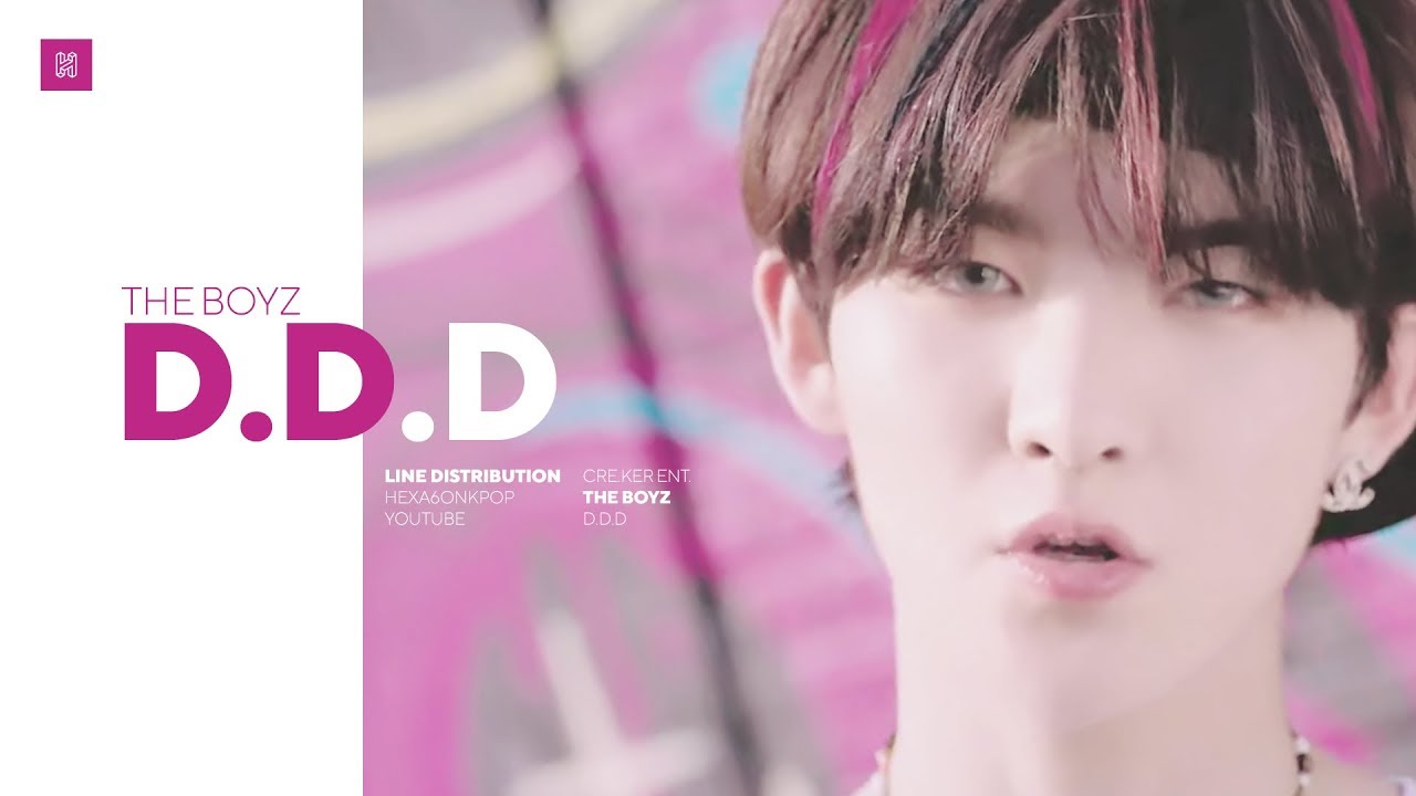 THE BOYZ - D.D.D Line Distribution (Color Coded) | 더보이즈