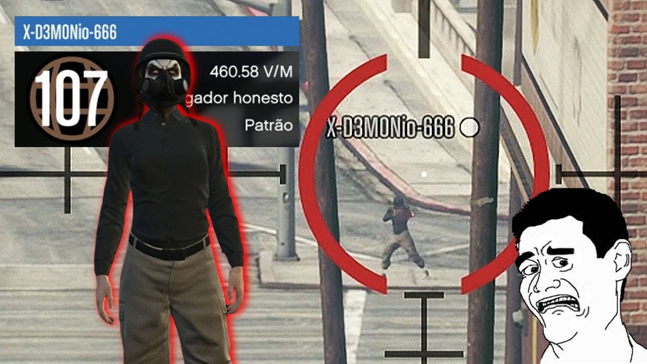 GTA 5 - 👿 O TRYHARD que se acha o DEMÔNIO levou o exorcismo no GTA Online!