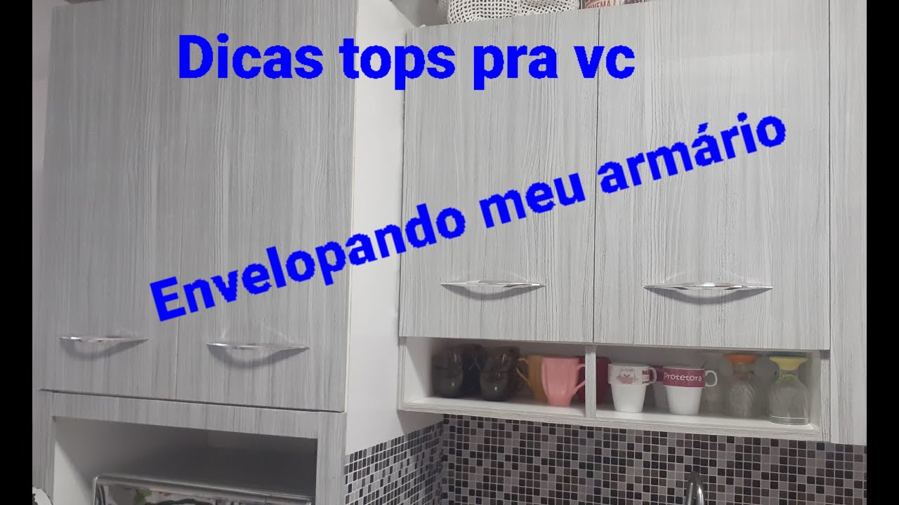 Cansou do seu móvel? Aqui você vai aprender como envelopar com papel contact e dar um novo Up nele.