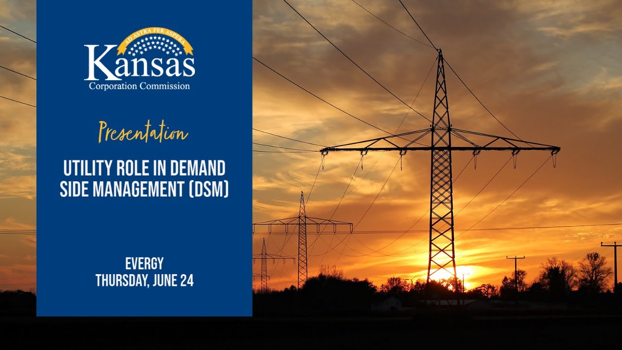 Work Study: Utility Role in Demand Side Management (6/24/21)