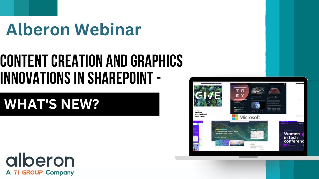 Content Creation and Graphics Innovations in SharePoint - what's new?