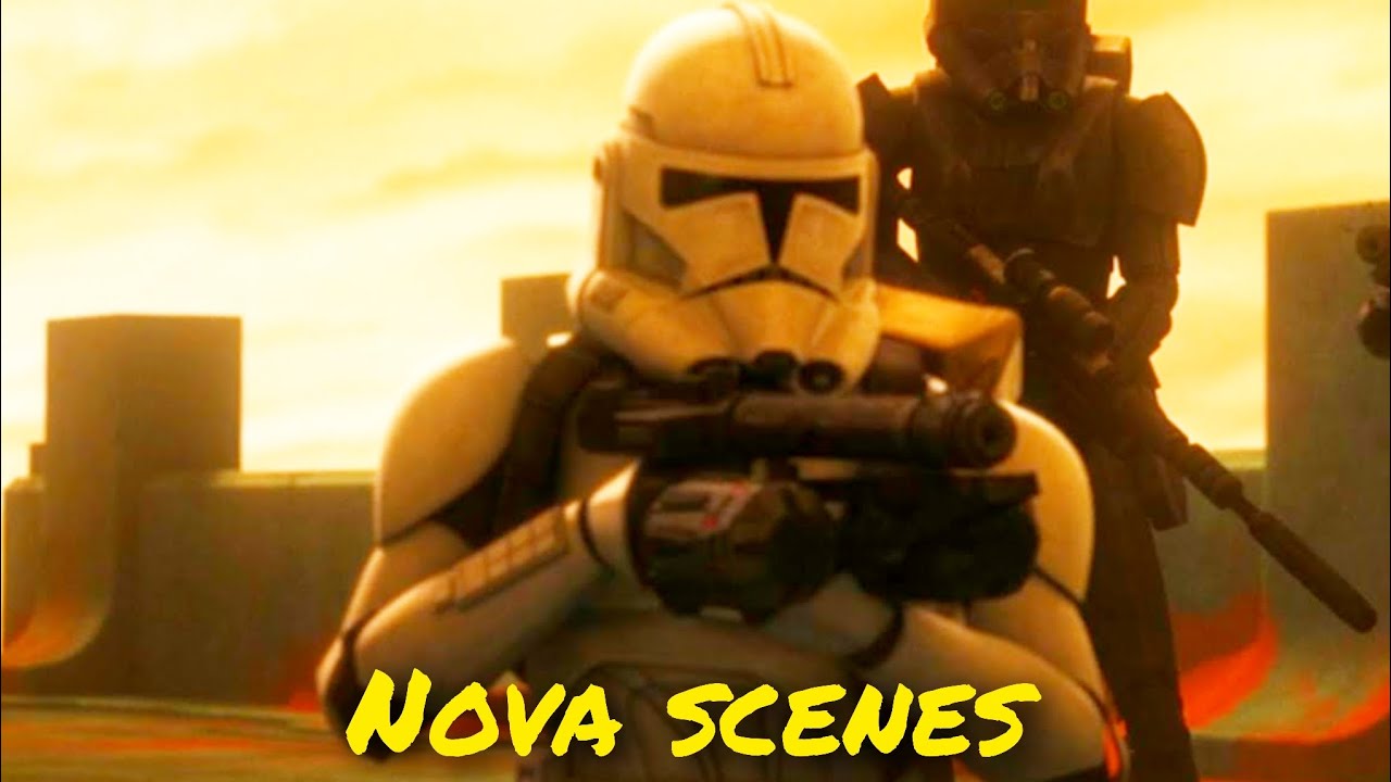 All clone trooper Nova scenes - The Bad Batch