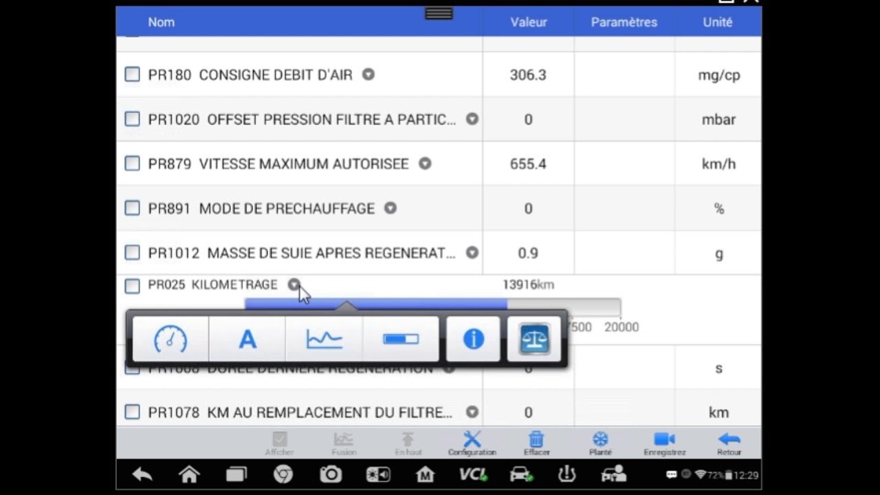 Diagnostic Renault TALISMAN 2018 avec MS906 TS + clonage de valve TPMS