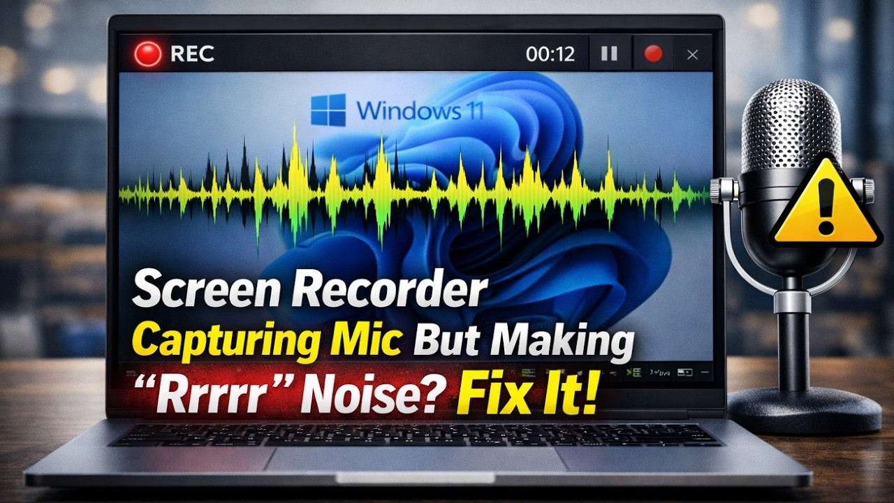 Fix Screen Recording Audio Buzzing Noise on Windows 11 (Solved)