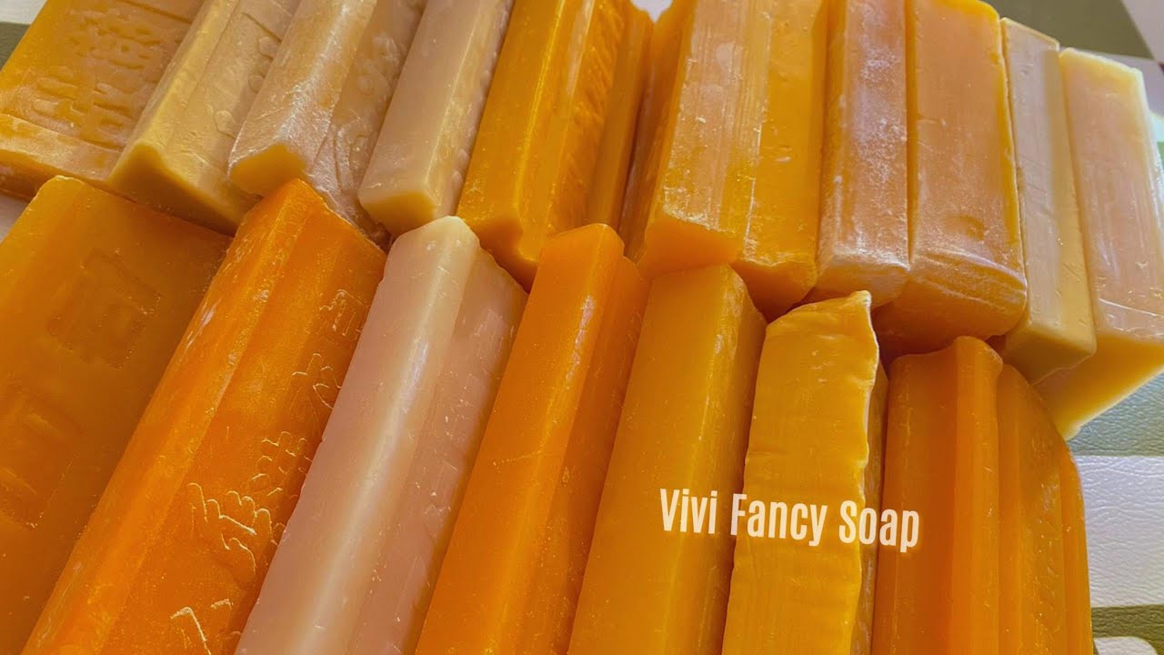 ASMR Soap Cutting/Dry Soap Cutting ASMR/Satisfying Sound ASMR/No Talking/Crunchy Long Soap Bars