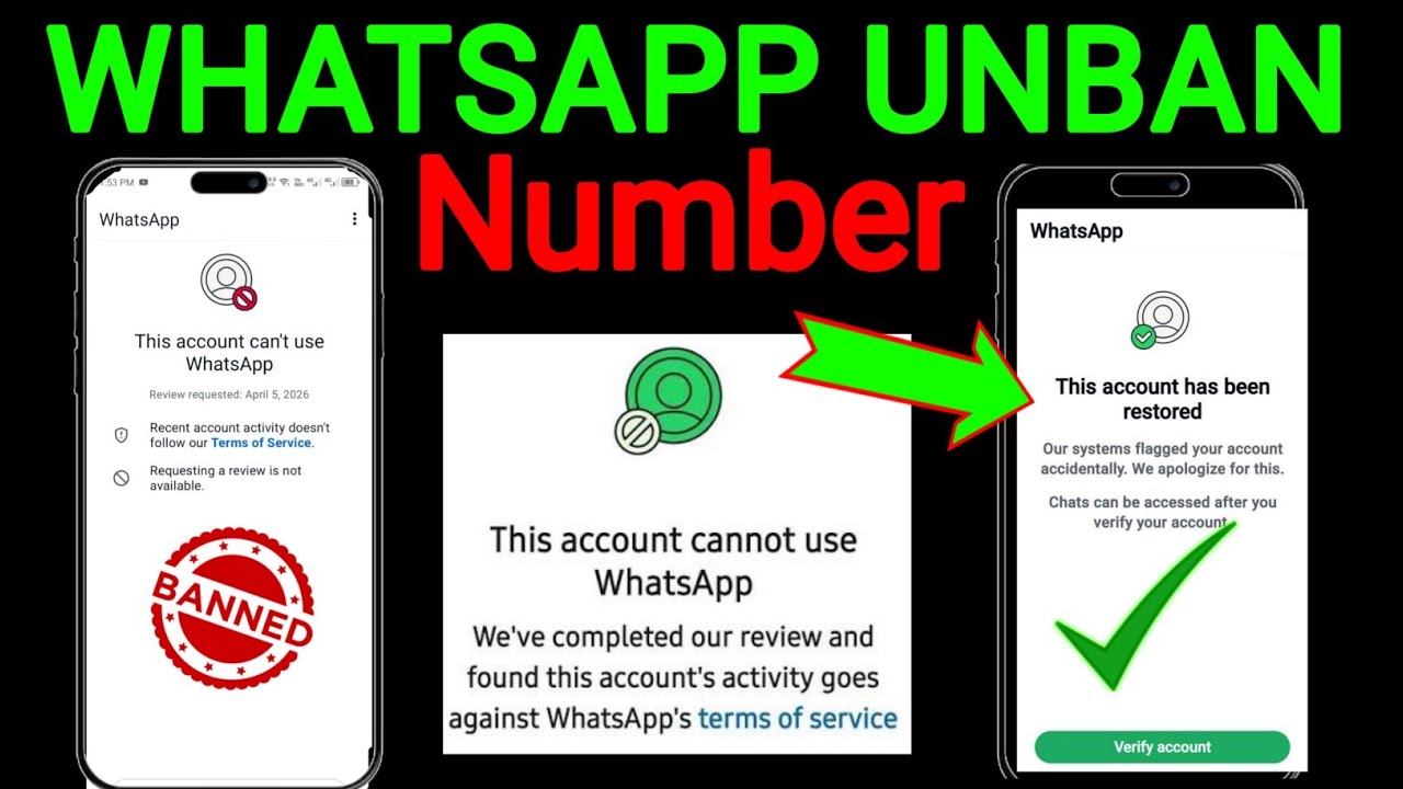 Whatsapp Unban Kaise Kare New2026 | This account can no longer useWhatsApp Problem New 2026