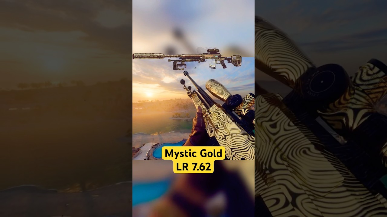 Mystic Gold LR 7.62  1/4 Mastery Camos 💣#wookieeboy #gaming #bo6 #snipers #shorts #cod #callofduty