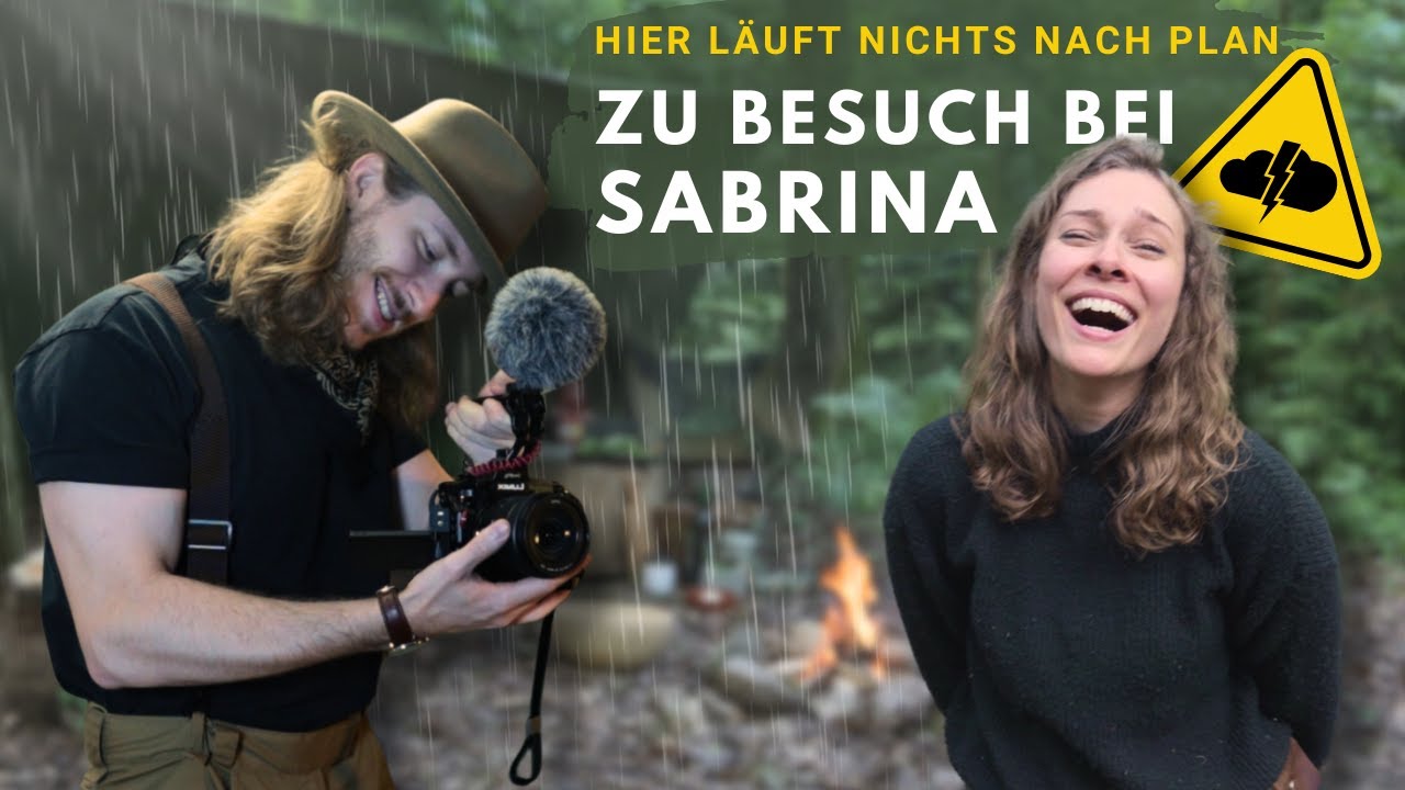 Platzregen, Pannen & Outdoor-Kochen am Feuer - zu Besuch bei @SabrinaOutdoor | Behind the Scenes