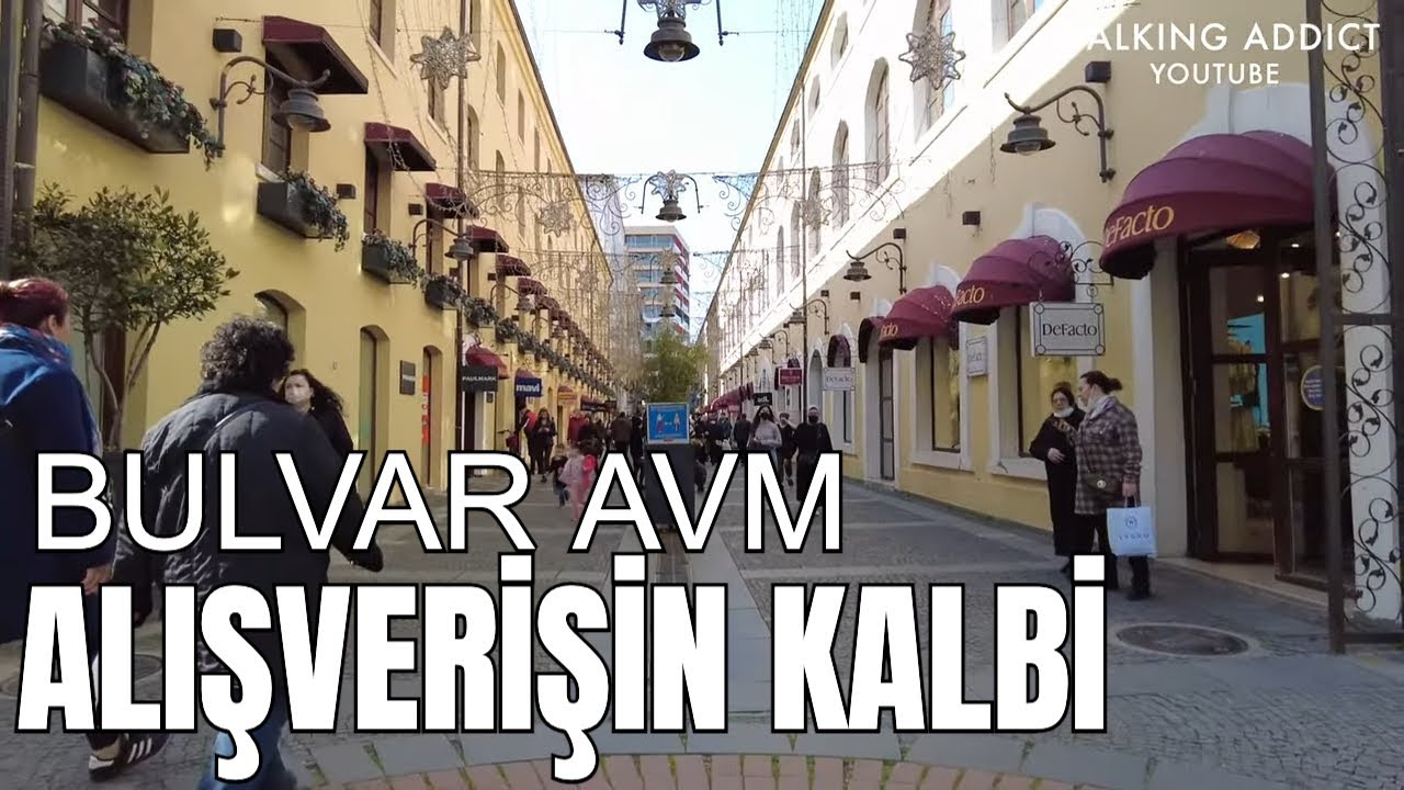 SAMSUN Bulvar Avm - Cumhuriyet Meydanı | TURKEY SAMSUN WALK 4K