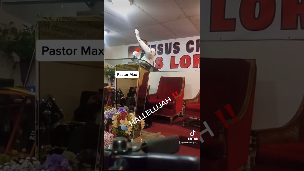 Full video under Pastor Max, or Mack Attack &ldquo;Gethsamine&rdquo; 🙏🏾🕊️😇