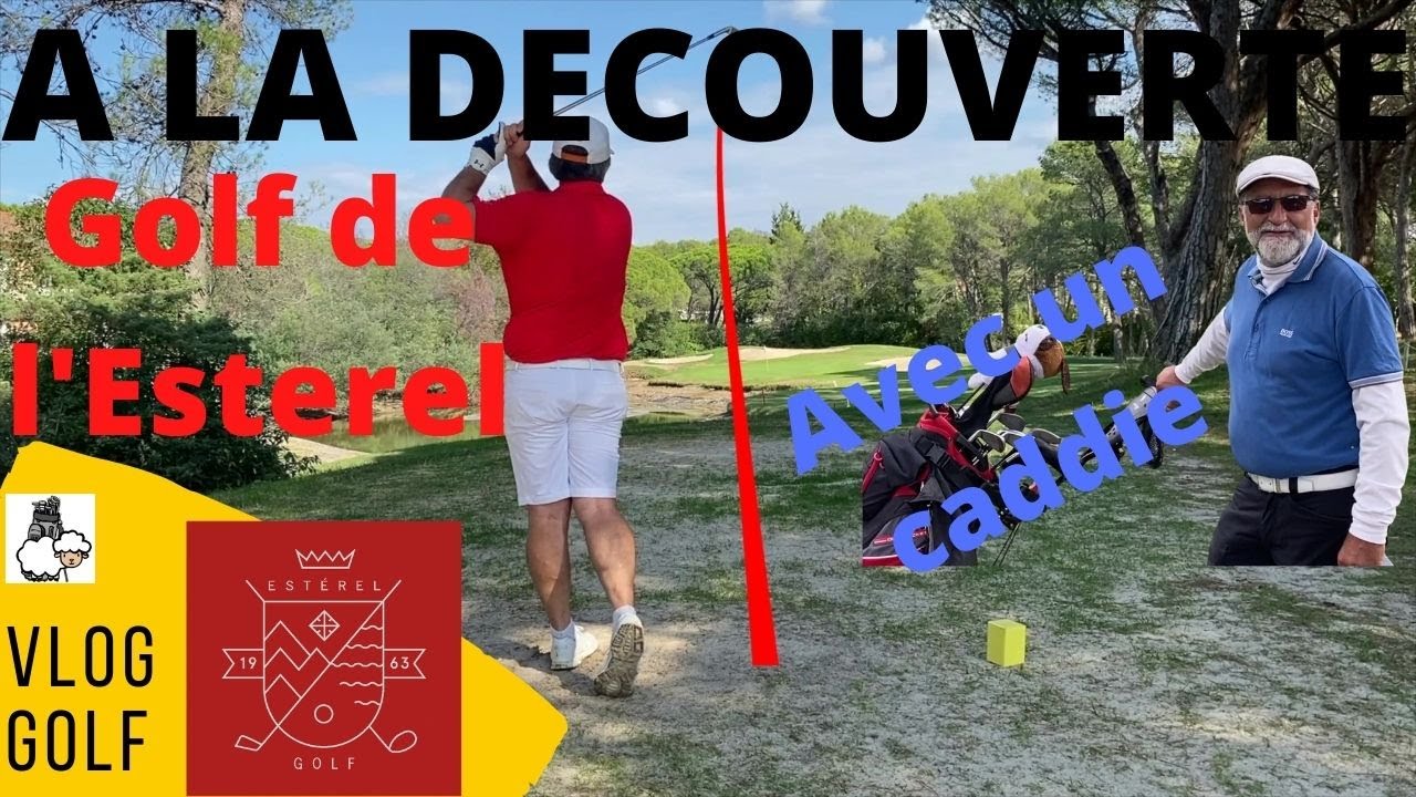 VLOG GOLF : A la découverte du golf  de l'Estérel : je joue avec un CADDIE 😃 et ça  paie....
