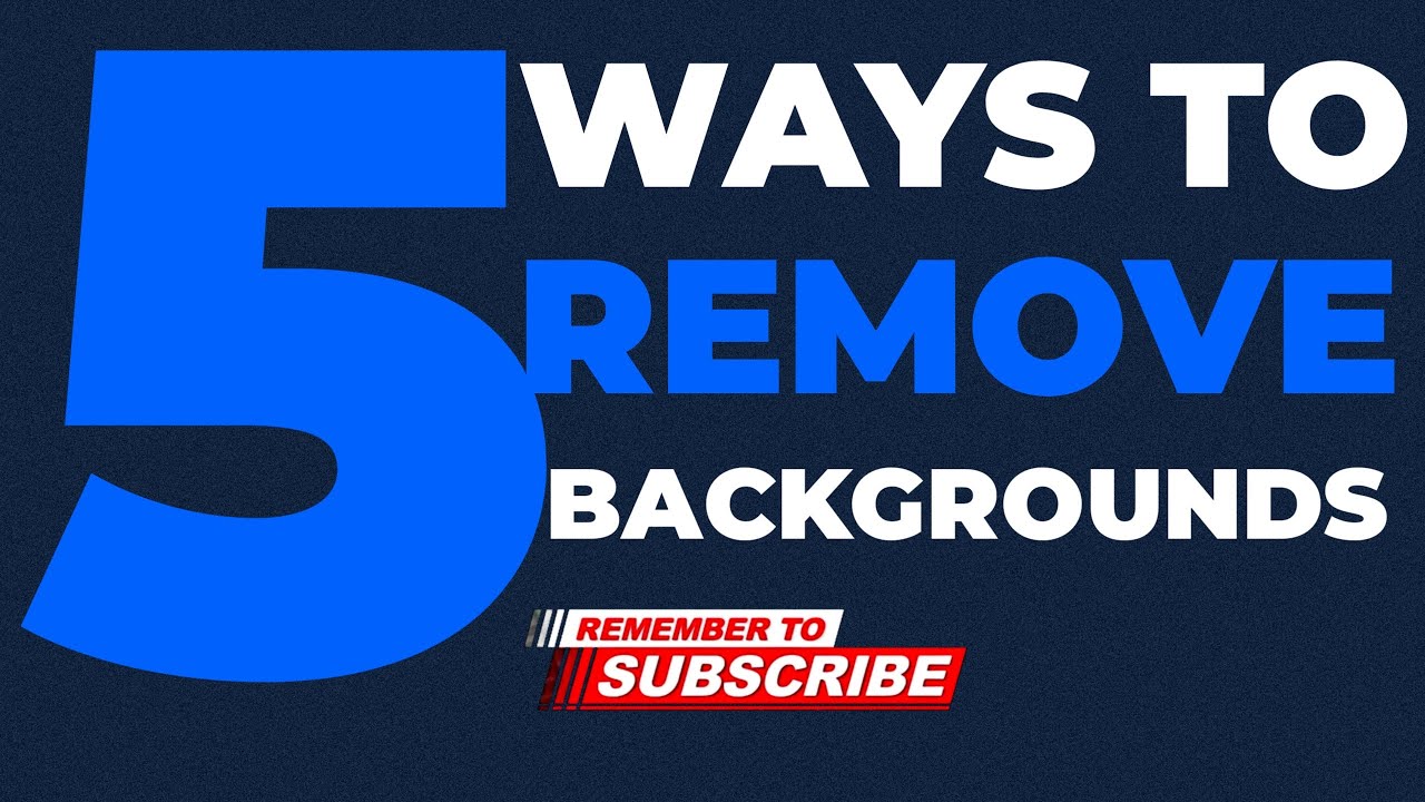 5 Ways To Remove Background of Any Picture + Pixellab Trick [Serene Arts]