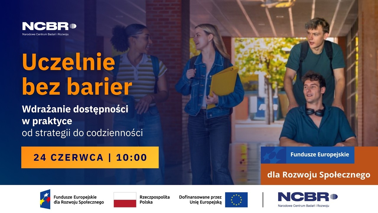 Konferencja &bdquo;Uczelnie bez barier. Wdrażanie dostępności w praktyce - od strategii do codzienności&rdquo;