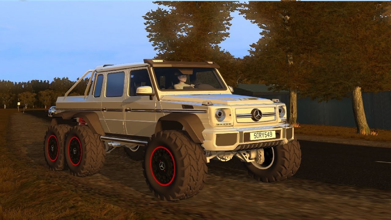 Mercedes Benz G63 AMG 6x6 Mounstro Off road lujoso! City Car Driving