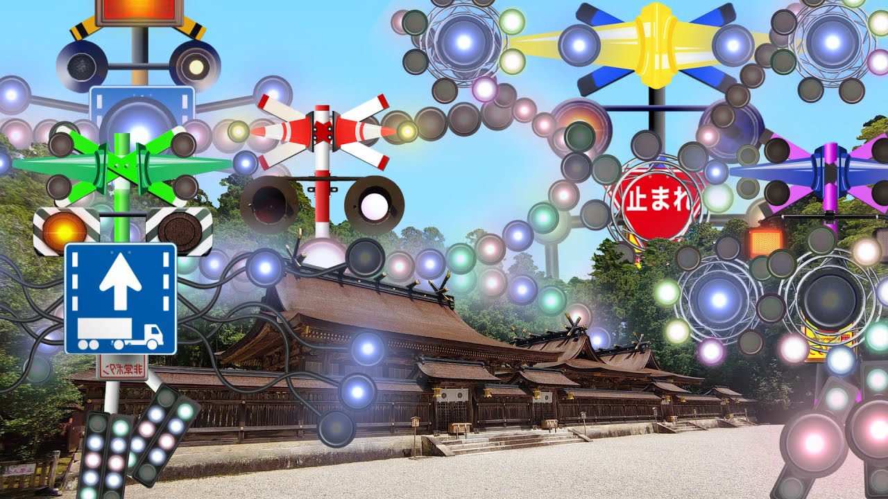 大集結！見間違えるほどカスタマイズ上手な踏切さん |4K| Railroad crossings to customize
