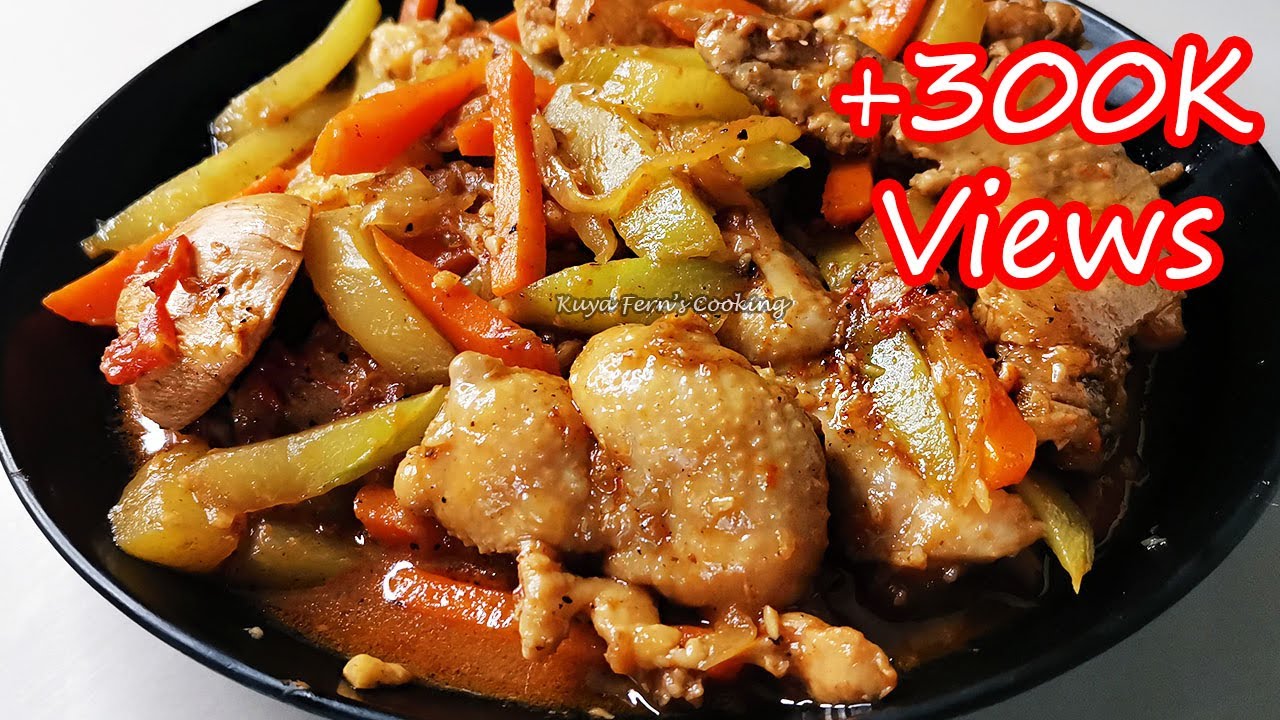 HAVE YOU TRIED THIS YUMMY WAY OF COOKING CHAYOTE??? IT'S SO GOOD EVERYONE REQUESTS FOR IT EVERY WEEK
