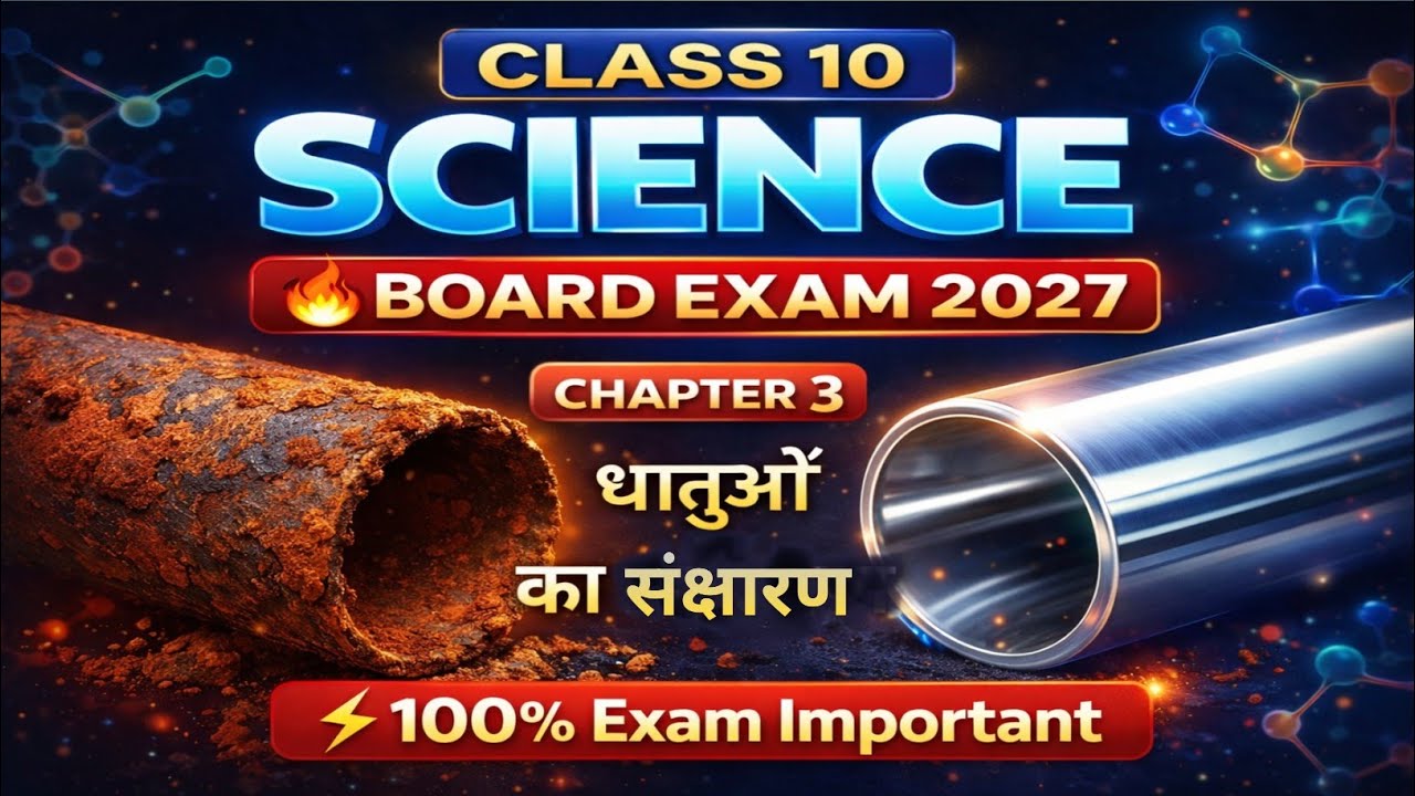 संक्षारण और मिश्र धातु | Corrosion & Alloys Class 10 Science Ch 3 | Board Exam 2027 तैयारी