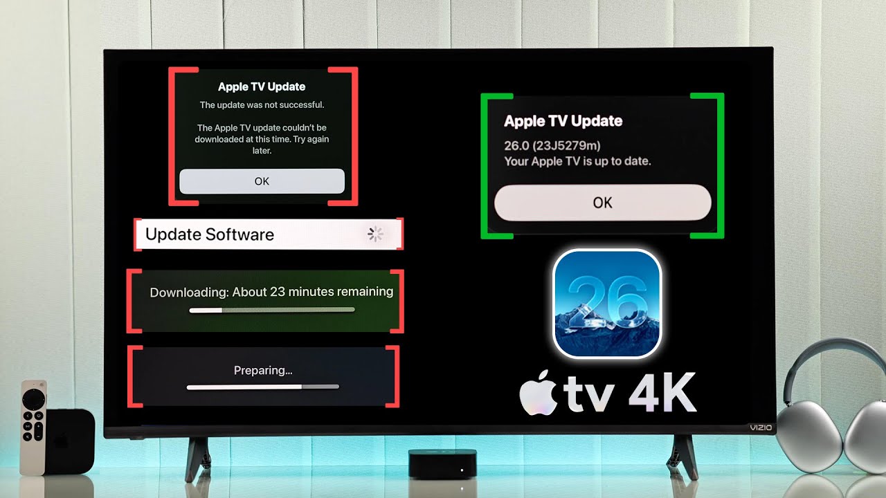 Apple TV 4K: Nie można zaktualizować tvOS 26? Oto jak to naprawić!