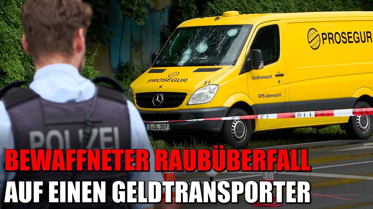 Bewaffneter Raubüberfall auf Geldtransporter in Köln - Täter auf der Flucht! | 22.07.2022