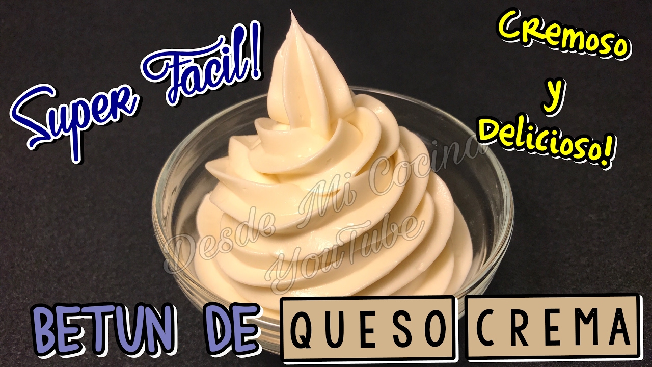BETUN DE QUESO CREMA -Super Facil y Delicioso- || DESDE MI COCINA by Lizzy