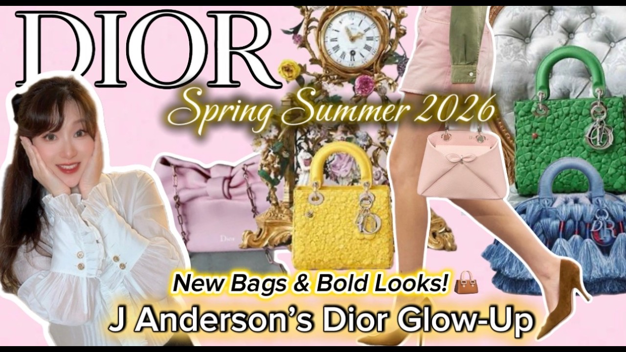 Dior SS2026: Jonathan Anderson’s Lady Dior Clover & Bow Bag Reinventions!