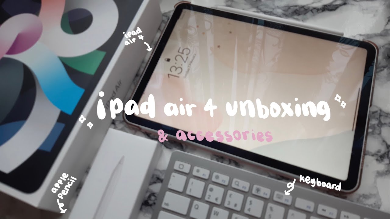 iPad Air 4 (Silver) Unboxing + Accessories | Anamika