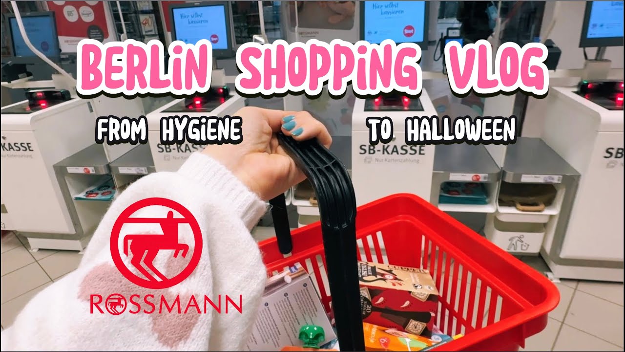Shopping at Rossmann Berlin 🎃🧴 | Cozy Haul & Unboxing at Home