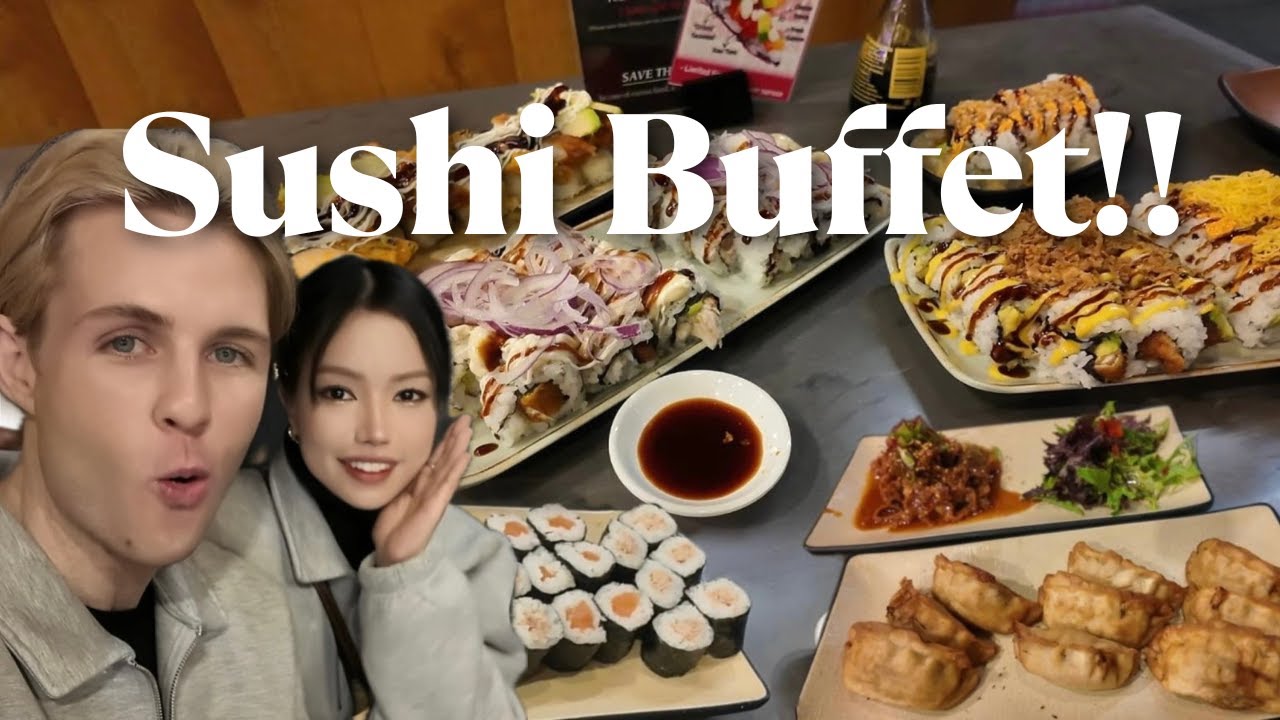 First Time Sushi Buffet!! | Brisbane Australia