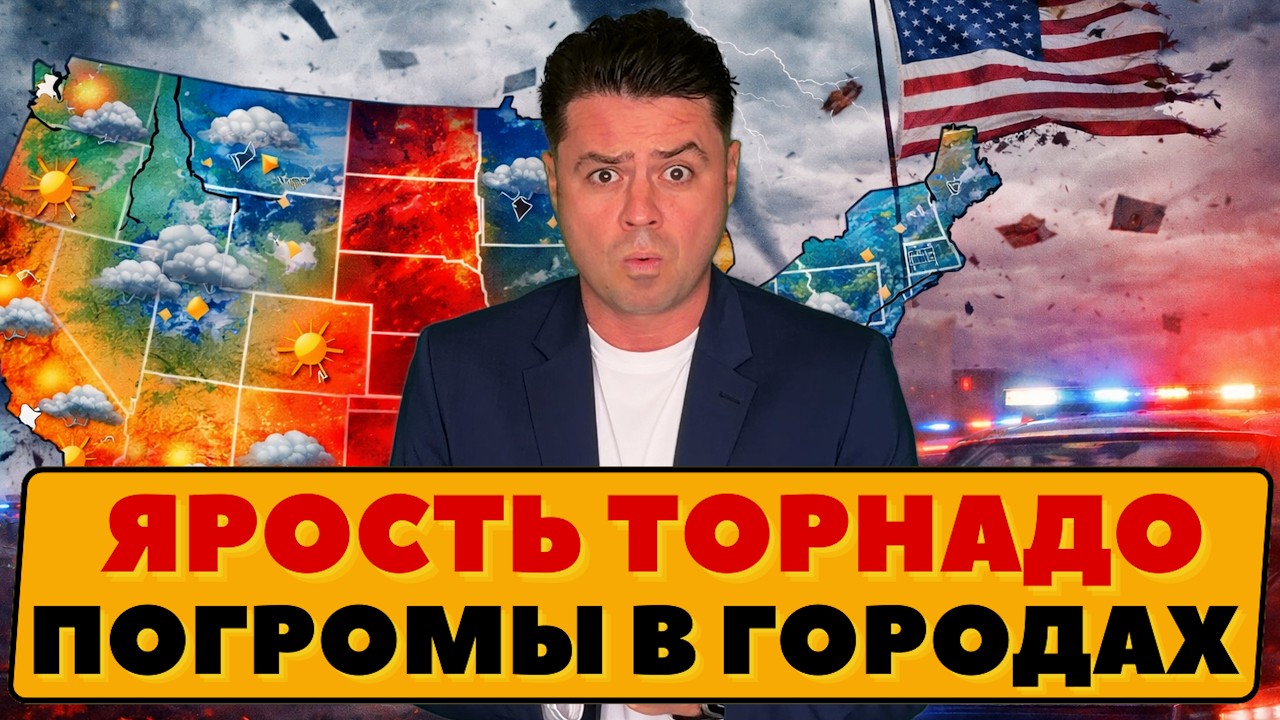 В США звучат сирены. Торнадо рушат города. Столкновение на мосту.