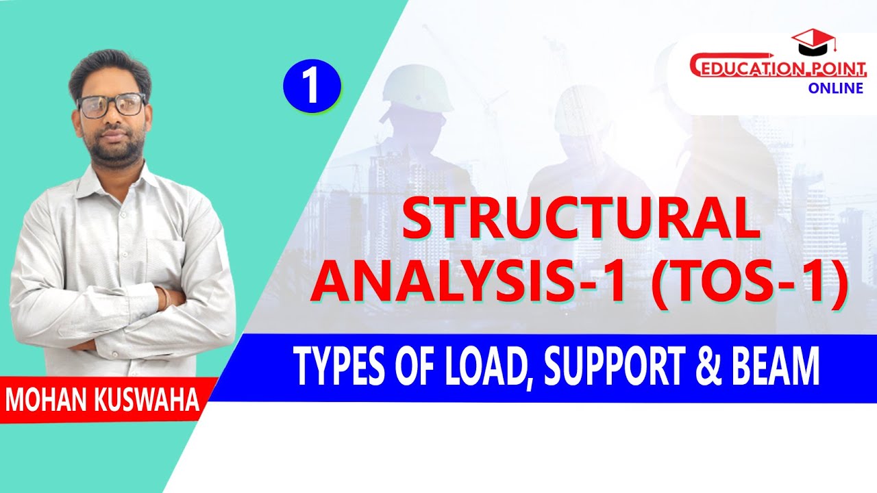 Lec 1 | Types of Load, Beam & Support | Structural Analysis-1 (TOS-1) for RGPV Civil B.Tech 4th Sem