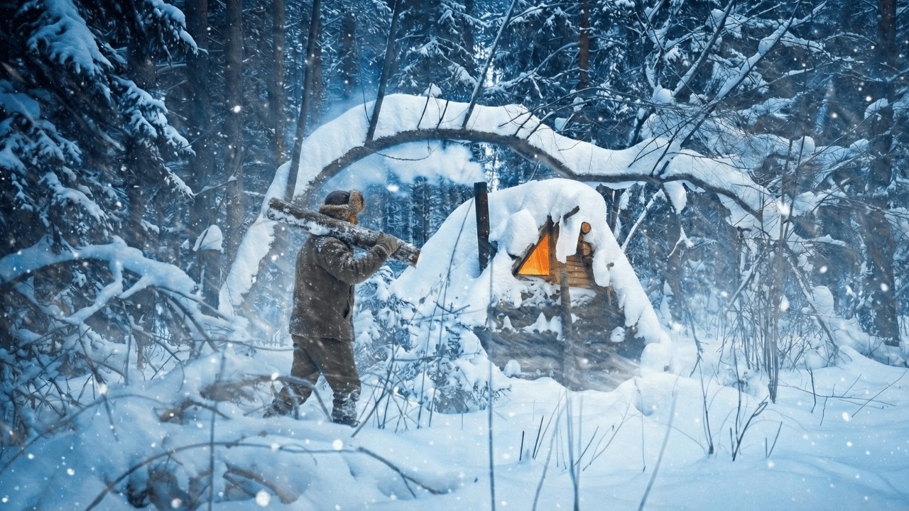 I found a shelter that can save me from the cold deep in the forest