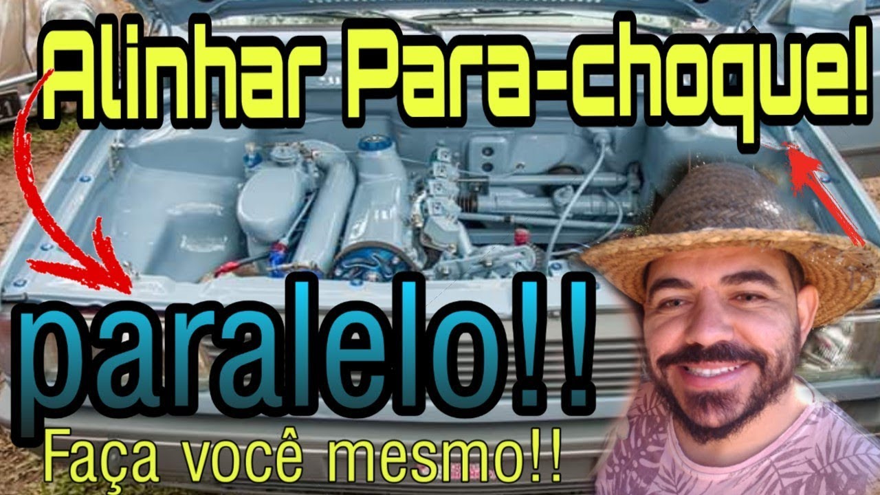 COMO ALINHAR O PARA -CHOQUE PARALELO EM CASA!! FAÇA VOCÊ MESMO!