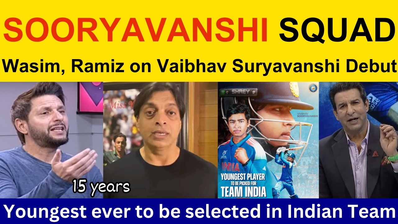 PAK Media crying on Vaibhav Sooryavanshi selected in INDIA Squad | Shoaib Akhtar, PAK Media reaction