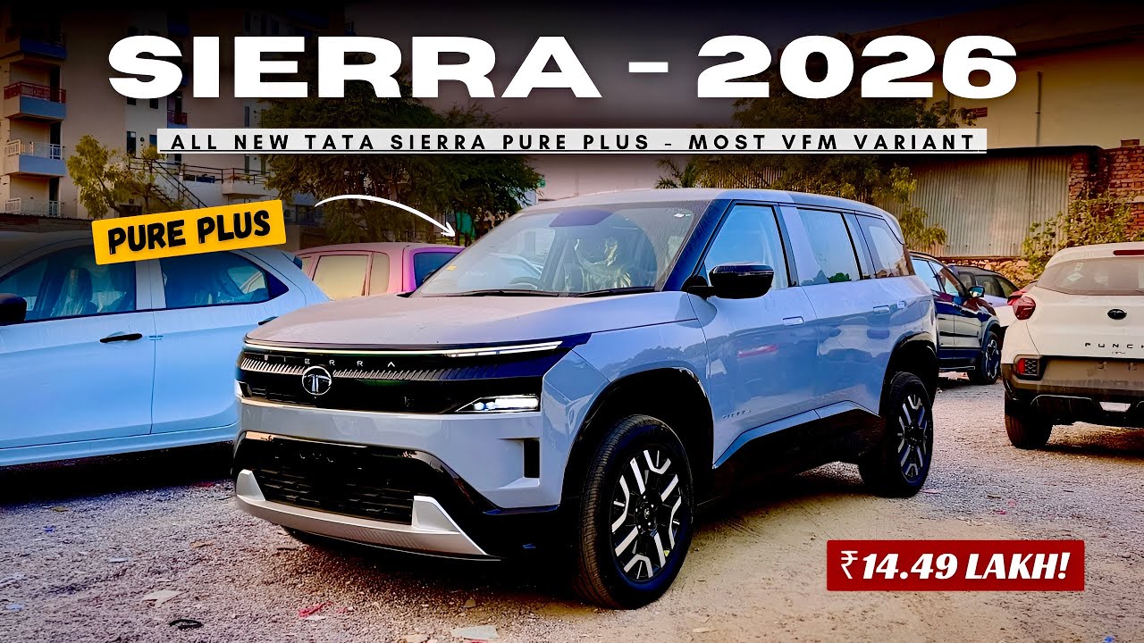 2026 TATA SIERRA PURE PLUS HONEST REVIEW ❤️ 3RD BASE MODEL MOST VFM ₹14.49 LAKH 🔥 